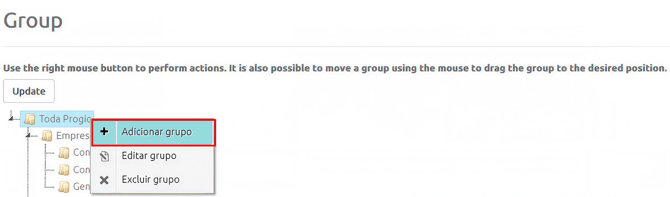 Criar Grupos P2 - EN