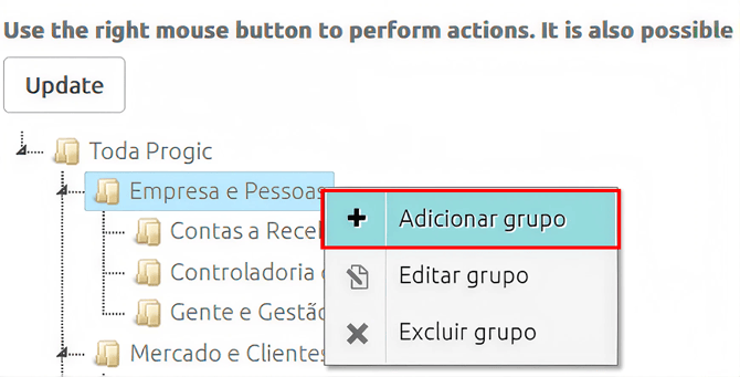 Criar Grupos P4 - EN
