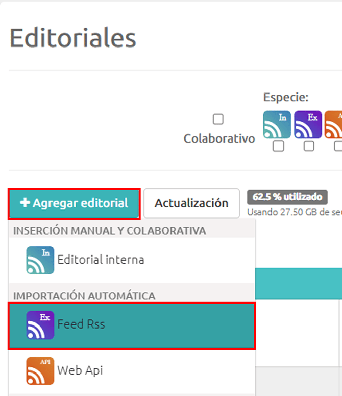 Feed de Notícias ES P1