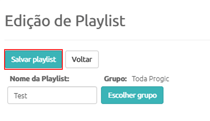 Playlist P4 - BR