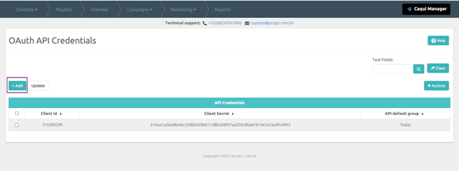 addcredential
