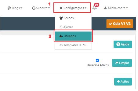 criacaousuarios